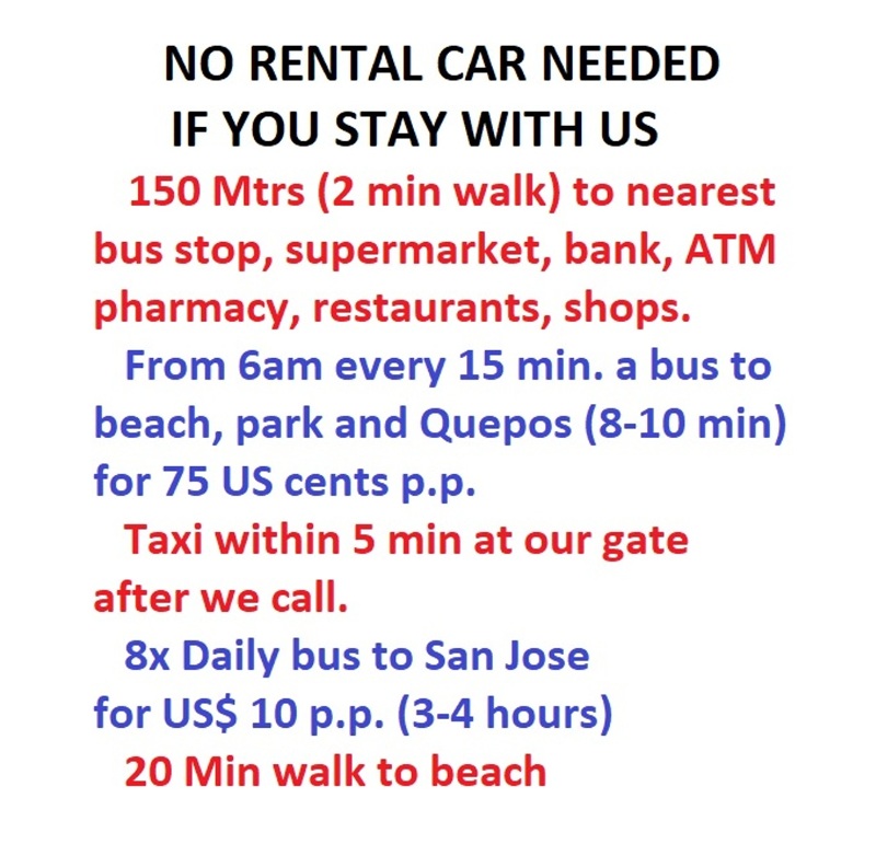 No rental car needed